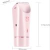 Bikini Trimmer for Women, Electric Shaver and Razor Rechargeable 2-in-1 Body and Facial Epilator, Dual Heads for Painless Trimming of Pubic Hair, Face, Underarms and Legs, IPX7 Waterproof. Shaving Gro view 2