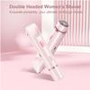 Bikini Trimmer for Women, Electric Shaver and Razor Rechargeable 2-in-1 Body and Facial Epilator, Dual Heads for Painless Trimming of Pubic Hair, Face, Underarms and Legs, IPX7 Waterproof. Shaving Gro view 4