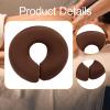 KiBcsLic Salon Massage Pillow, Face Cradle, Comfortable Massage Table Cradle, Beauty Salon Pad for Dad Friends Home Men Travel, Coffee view 2