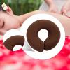 KiBcsLic Salon Massage Pillow, Face Cradle, Comfortable Massage Table Cradle, Beauty Salon Pad for Dad Friends Home Men Travel, Coffee view 3
