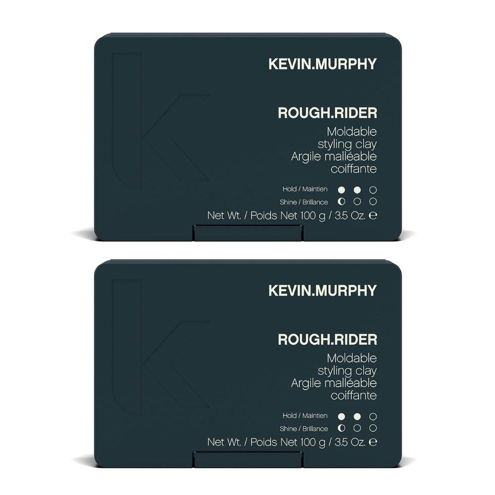 KEVIN.MURPHY ROUGH.RIDER Mouldable Styling Clay, All Hair Types, 2-Pack