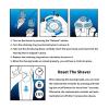 Compatible For Philips Shavers Series 9000 SH91/52 Replacement Blades/Heads, Double-Layer Precision Blades(1 set-SH91) view 4