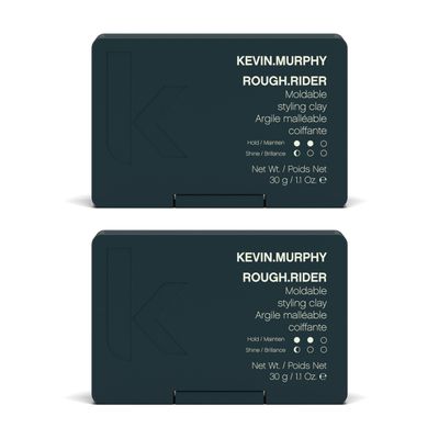 KEVIN.MURPHY ROUGH.RIDER Mouldable Styling Clay, 1.1 oz, 2-Pack