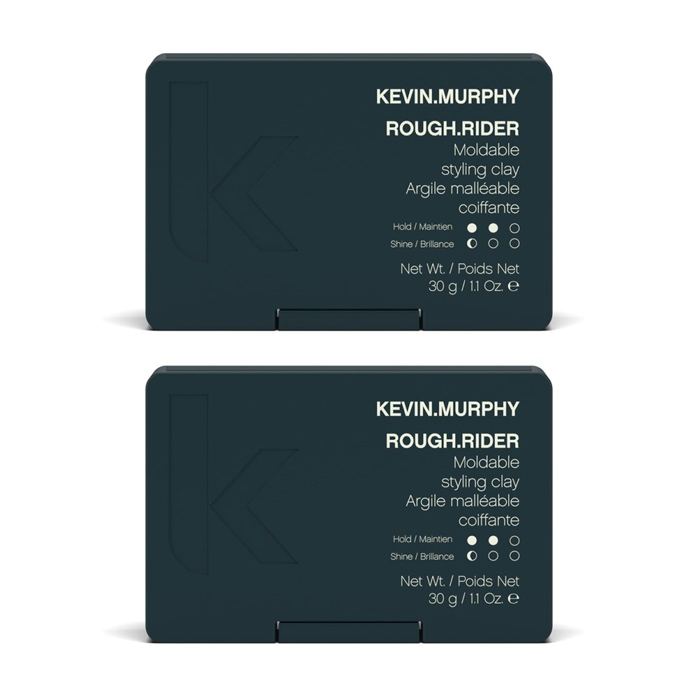 KEVIN.MURPHY ROUGH.RIDER Mouldable Styling Clay, 1.1 oz, 2-Pack