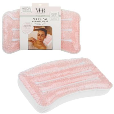 Expressions Spa Pillow with Glitter Gel - 1pc Cooling Spa Pillow for Bathtub and Hot Tub Relaxation | Luxury Bath Products & Spa Accessories for Women