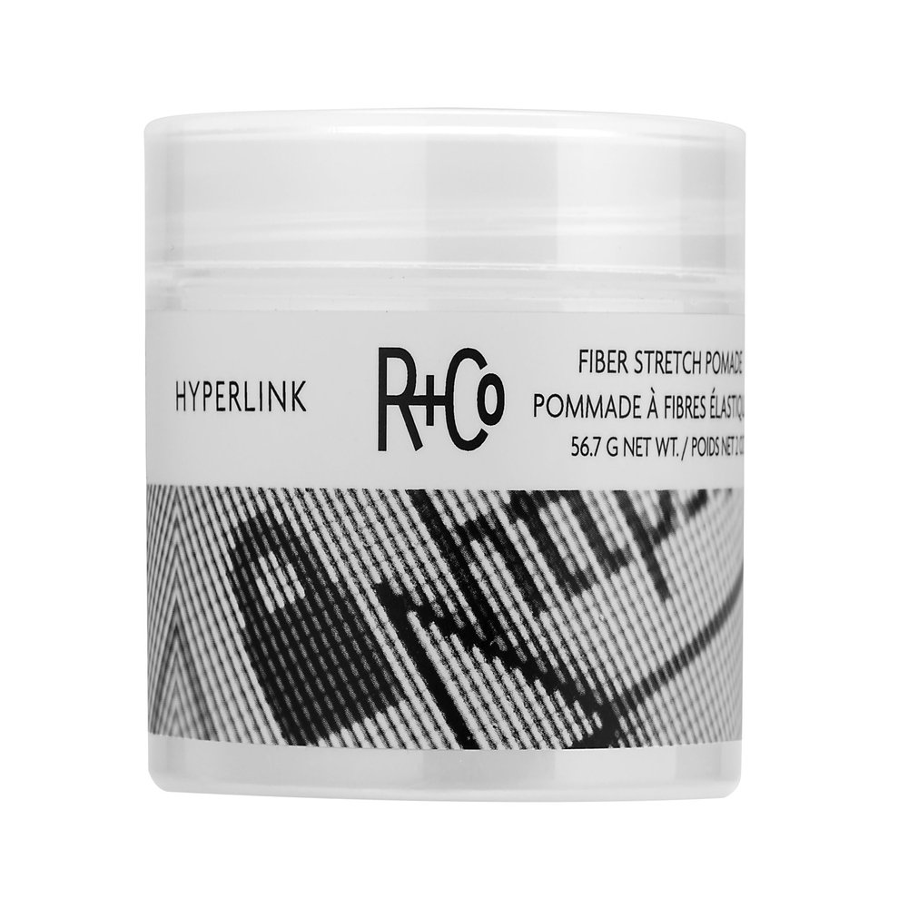 R+Co HYPERLINK Fiber Stretch Pomade 3 pack Flexible Hold, Weightless Volume & Shine