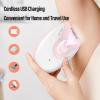 BRRNOO Epilator for Women LED Light Hair Removal Device 2 Speed Settings USB Rechargeable Cordless Electric Epilator for Bikini Legs Arms ABS Material view 2