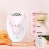 BRRNOO Epilator for Women LED Light Hair Removal Device 2 Speed Settings USB Rechargeable Cordless Electric Epilator for Bikini Legs Arms ABS Material view 4