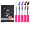 Lash it! 24H Fluorescent Mascara Set, 5 Colors Waterproof Long-Lasting, Multi-Color Collection for Vibrant Looks, 6ml x 5 Tubes,Waterproof and sweat-resistant, smudge-proof, long-lasting curl and hold view 1