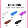 Lash it! 24H Fluorescent Mascara Set, 5 Colors Waterproof Long-Lasting, Multi-Color Collection for Vibrant Looks, 6ml x 5 Tubes,Waterproof and sweat-resistant, smudge-proof, long-lasting curl and hold view 3