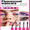 Lash it! 24H Fluorescent Mascara Set, 5 Colors Waterproof Long-Lasting, Multi-Color Collection for Vibrant Looks, 6ml x 5 Tubes,Waterproof and sweat-resistant, smudge-proof, long-lasting curl and hold view 4