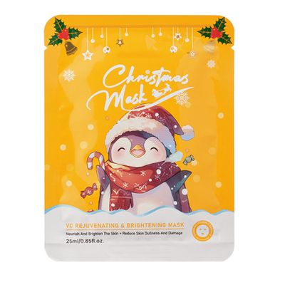 Aislor Christmas Face Masks 30 Pack - Hydrating Sheet Mask Gift Set for Holiday Spa Skincare & Party Favors VC One Size