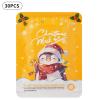 Aislor Christmas Face Masks 30 Pack - Hydrating Sheet Mask Gift Set for Holiday Spa Skincare & Party Favors VC One Size view 2