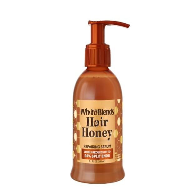 NEW W,hole Blends Honey Treasures Hair Honey Repairing Leave In Serum, 5.1 fl oz (1PACK)