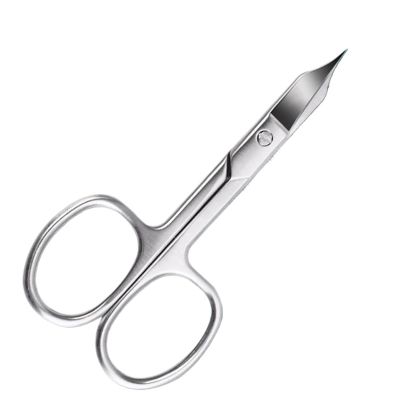 1Pcs Nail Scissors Multi-purpose Stainless Steel Cuticle Pedicure Beauty for Eyebrow Eyelash Dry Skin