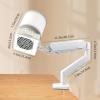 ANGNYA Professional Nail Dust Collector, Nail Fan Vacuum Dust Collector view 3