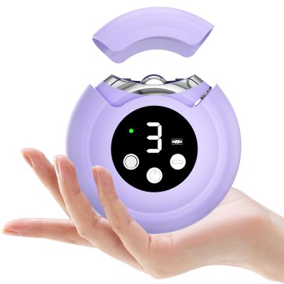 3-in-1 Electric Nail Clipper & Trimmer - 3 Speed Automatic Nail Clippers for Seniors- Rechargeable Fingernail Clipper with LED Light, Portable Fingernail Grinder & Polisher for Women & Men