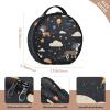 ALAZA Dog Star Balloon Cloud Travel Makeup Case, Portable Artist Makeup Storage Bag view 3