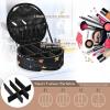 ALAZA Dog Star Balloon Cloud Travel Makeup Case, Portable Artist Makeup Storage Bag view 4