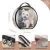 ALAZA Hand Drawn Western Highlands Dishwasher Travel Makeup Case, Portable Artist Makeup Storage Bag view 3