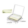 DECORNIJIA Matcha Facial Oil Blotting Sheets with Mirror and Puff Portable Oil Absorbing Paper for Oily Skin Controls Shine and Excess Makeup Convenient Skincare for Men and Women view 2