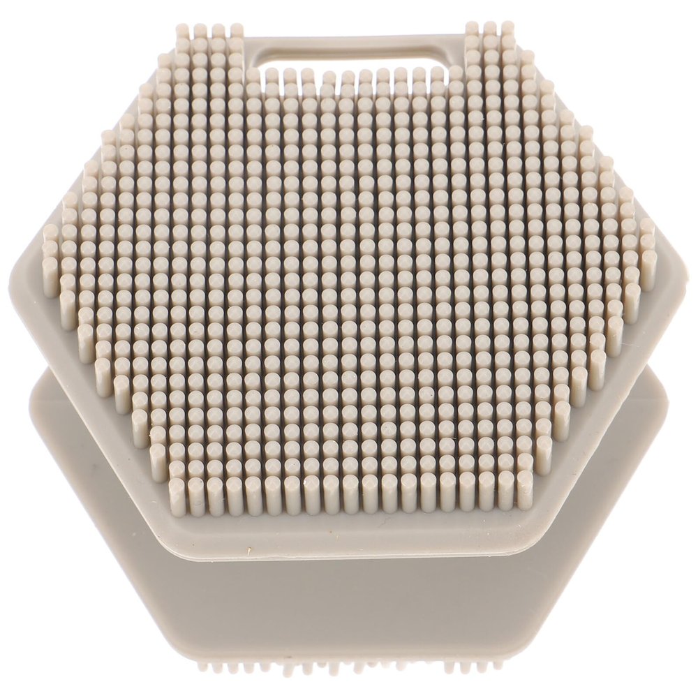 DIYEAH Double-Sided Silicone Face Cleansing Brush Soft Bristles Exfoliating Facial Scrubber for Deep Cleaning and Oil Removal Skin Care Tool Suitable for All Skin Types
