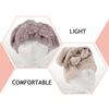 STOBAZA 2pcs Absorbent Coral Fleece Hair Drying Hats Quick Dry Towels for Wet Hair Soft Elastic Shower Caps for Women Care Bath Accessories view 3