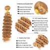 LOIUMGUU Honey Blonde Bundles Color #27 Deep Wave Human Hair Bundles 22 24 26 Inch Brazilian Unprocessed Virgin Hair Blonde Hair Extensions Minimum Tangle And Shedding view 4