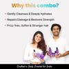 2.O.h.! Italian Damage Repair Combo| Hair Repair Shampoo, Mask, Leave In Conditioner & Serum for Dry, Frizzy & Damaged Hair view 3