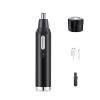 2-in-1 Rechargeable Electric Nose Hair Clipper Unisex Fully Automatic Washable Trimmer with Multi-Kinetic Shaving(Black Plus shaving heads B) view 1