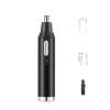 2-in-1 Rechargeable Electric Nose Hair Clipper Unisex Fully Automatic Washable Trimmer with Multi-Kinetic Shaving(Black Single nose hair B) view 1