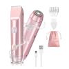 Fit for Women's Electric Shaver 2 in 1 Dual Head Hair Trimmer & Bikini with Detachable Head view 2