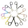1 Pc Eyebrow Scissor Makeup Eyelash Trimmer Facial Hair Remover Manicure Nail Cuticle Scissors Beauty Tools Eyelash Scissors(Half Black) view 2