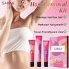 Facial Hair Removal Cream Kit - Advanced Gentle Formula for Sensitive Skin, Painless Hair Remover for Women, Safe Face Hair Removal (4 Pack) view 2