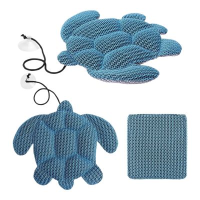 2/3Pcs Turtle Shape Hot Absorber Reusable Spa Oil Absorbing Sponge Floating Ball for Jacuzzi and Bathroom Cleaning(3Pcs)