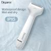 Deparee Rechargeable Electric Shaver for Women - Painless Bikini Trimmer for Face Legs Underarms, Portable Travel-Size Body Razor (White) view 4