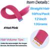 Hot Pink Tape in Hair Extensions Human Hair Invisible Seamless Mini Tape ins Human Hair Extensions for Women view 3