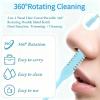 prgislew Nose Hair Trimmer 5 Pcs 2-in-1,2025 New Double Sided Nose Trimmer.Portable 360 Rotating Manual Nasal Hair Cutter for Men and Women, Manual Hair Remover for Home Travel Essentials view 3