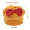 New Super Absorbent Hair Towel Wrap for Wet Hair, Microfiber Hair Towel Wrap for Women, Thickened Quick Drying Hair Turban with Cute Bow Tie, Comfortable Hair Drying Cap for Adults & Kids (2Pack C) view 3