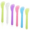 6 pcs Makeup Scoop Spatulas 5 Color Lotion Spatula 5 In Facial Cream Spatula Plastic Beauty Spatulas Reusable Cosmetic Dig Scoop Facial Skin Care Tools for Cream Moisturizers DIY Facemask Mixing view 1