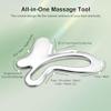 Butterfly Metal Gua Sha Facial Tool & Face Massager  Upgraded Manual Skin Care Tool for Face Shaping, Relaxation & Daily Beauty Routine  Giftable Set with Velvet Pouch and Clear PP Storage Case view 3