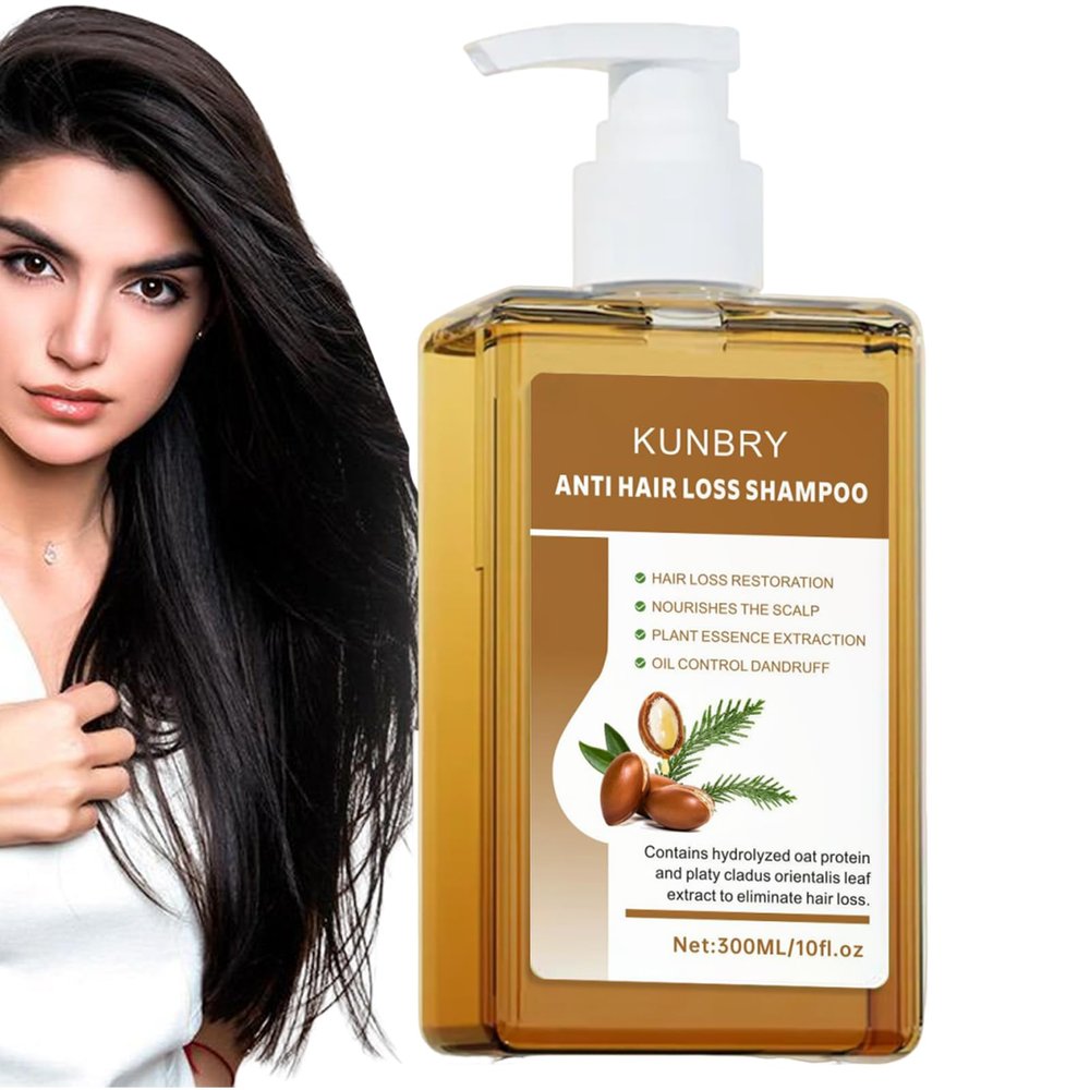 300ml Anti Hair Loss Shampoo,Anti-Hair Fall Promote Hair Growth,Rich in Various Plant Extracts,Volumizing and Moisturizing For All Types (1pcs)