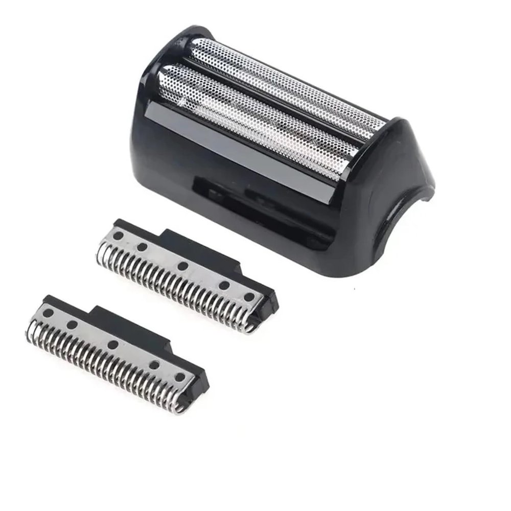 Replacement Blade Foil & Cutter Head Fit, Compatible for Kemei, KM-2024 Electric Shaver Net Shaving Shaver Parts Accessories