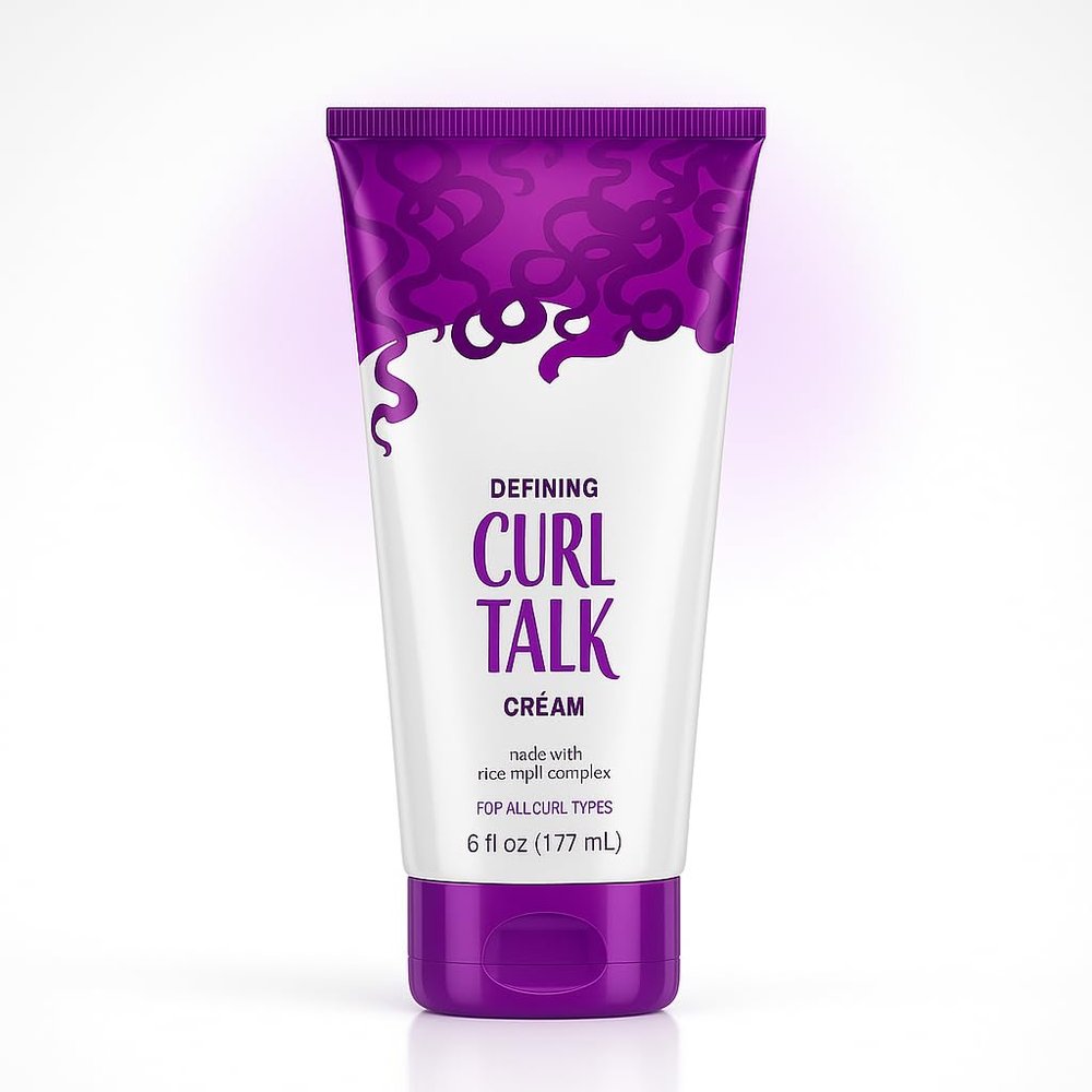 Curl Defining Cream for Soft, Flexible Hold  Lightweight Styling Formula for Shaping Waves and Coils, Helps Maintain Smooth Texture and Manageable Curl Patterns, 6 fl oz