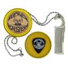 Mustache Wax Extra Strong Hold Bone Crusher (Heat Source Required) 1 oz Tin & Necklace Death Grip Mustache Comb Mens Combo Kit - Grooming For Men Handlebar Moustache view 1