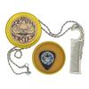 Mustache Wax Extra Strong Hold Death Grip 1 oz Tin & Necklace Death Grip Mustache Comb Mens Combo Kit - Grooming For Men Handlebar Moustache view 1