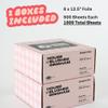 House of Foils Cute 6x12.5 Hair Foils (Blushed Gingham, 1000 Count) view 3