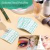 Asixxsix 100Pcs Makeup Hand Palette, Water proof Makeup Mixing Palette, Self Adhesiv Disposable Foundation Mixing Tray, Cosmetic Tray Adhesive Tape for Women and Girls view 4