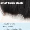 5x5 SKINLIKE 100% Real HD Lace Closure Human Hair Deep Wave Closure 0.095mm Ultra-thin Invisible Swiss HD Lace Closure Pre Plucked Small Single Knots Brazilian Virgin Human Hair Closure 12inch view 3