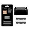 Shaver Replacement Foil and Cutters, Compatible with BaBylissPRO, Barberology Double FXFS1,FXFS2 Shavers(Silver) view 2